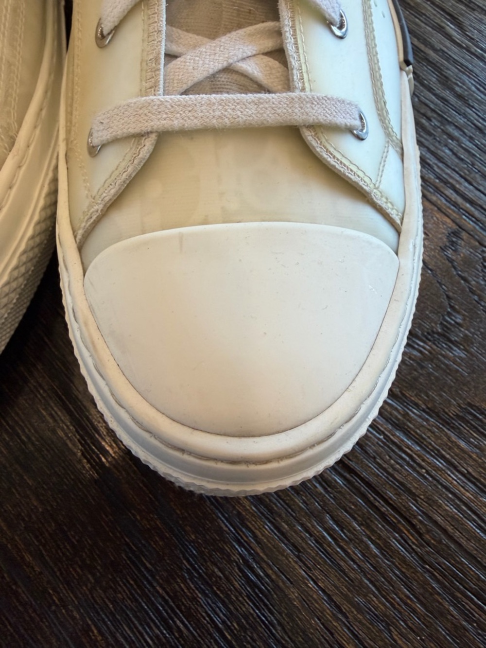 Dior Men's White High-Top Sneaker men’s size 46/ 13 US - Picture 6 of 16